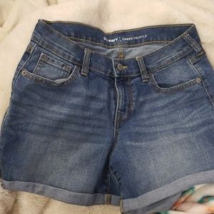 Denim shorts